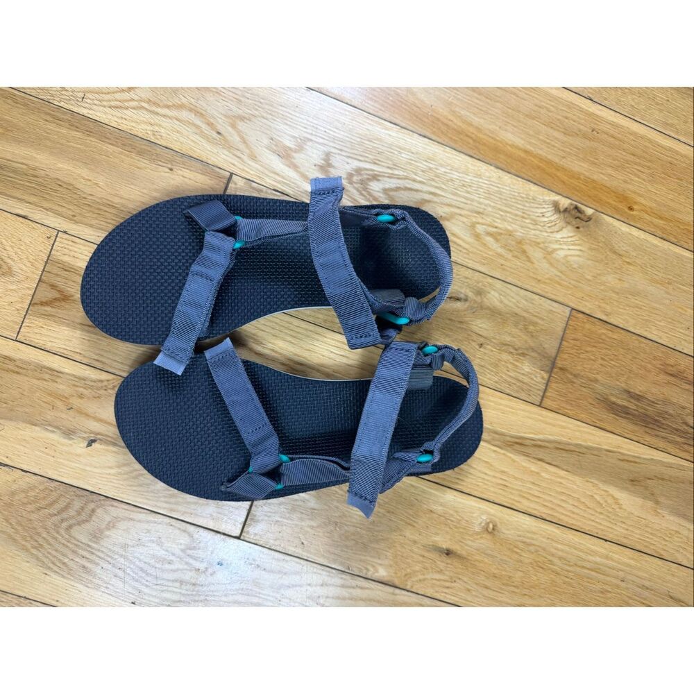 Teva Womens Original Grey Sandals Size 10
